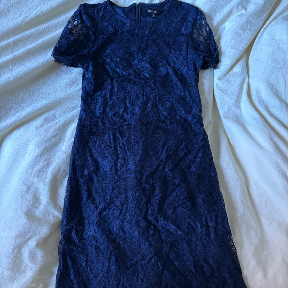 Kenzie Navy Lace Dress